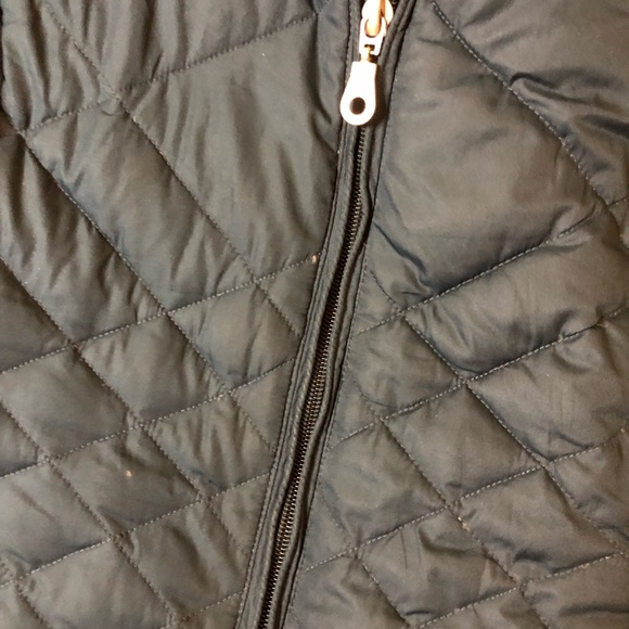 Eddie Bauer Down Quilted Puffer Vest Teal Blue Size Small - Picture 4 of 6